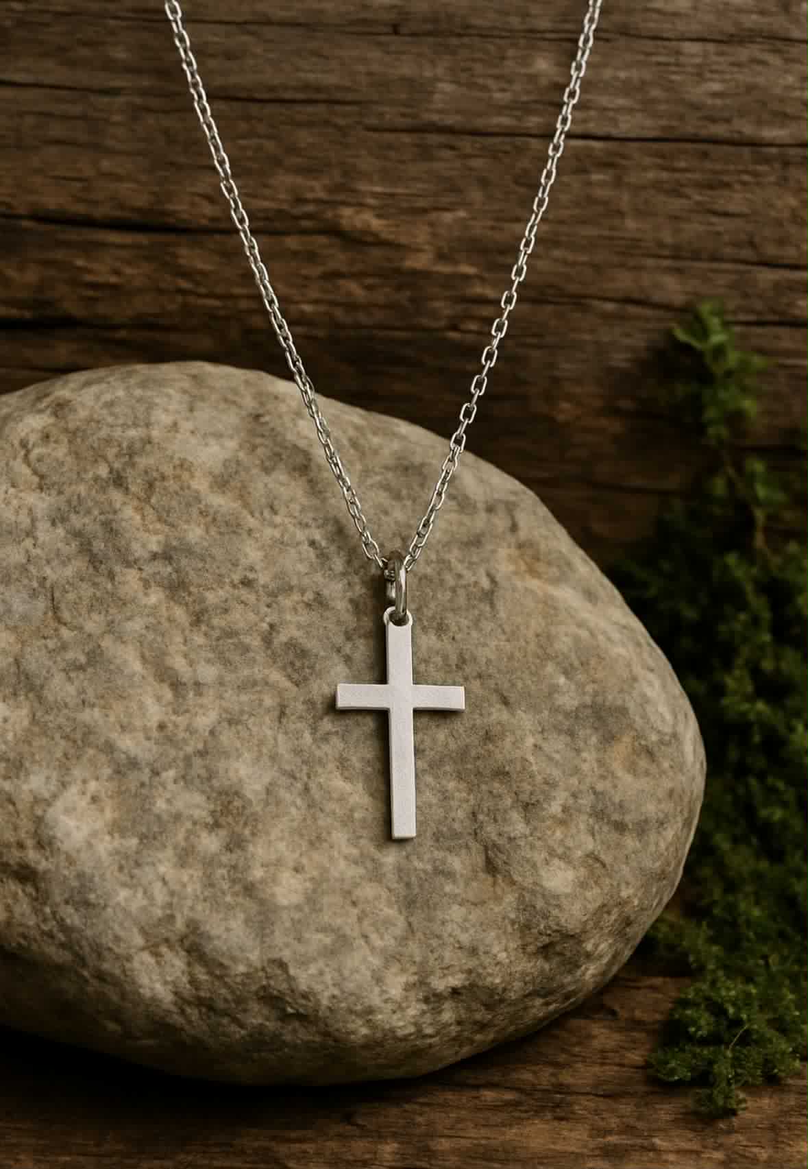925 Sterling Silver Cross Necklace